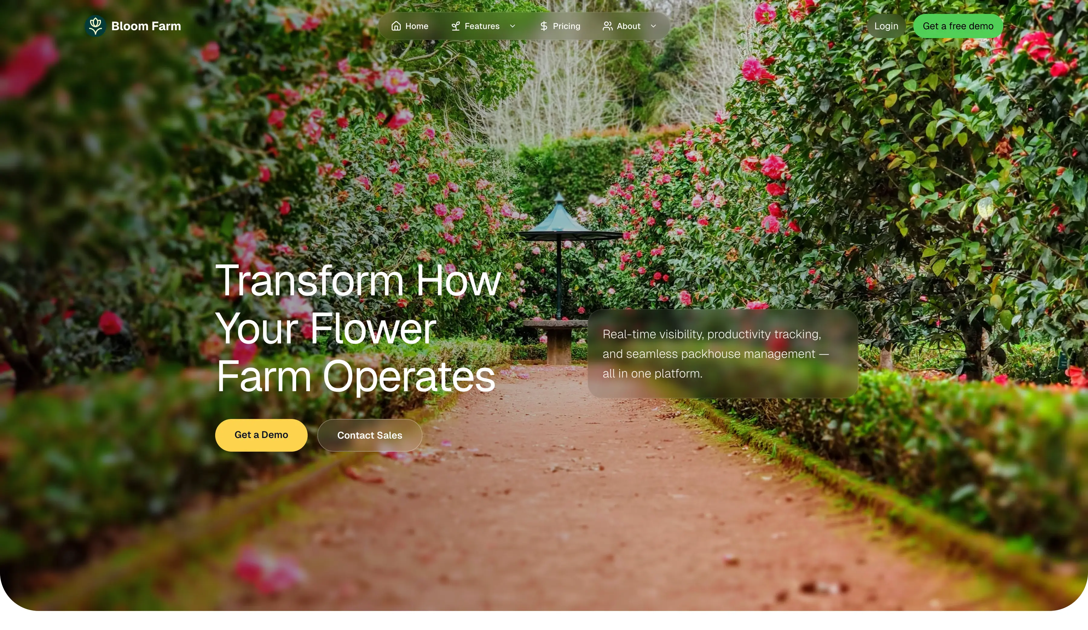 Flower Farm Management Platform